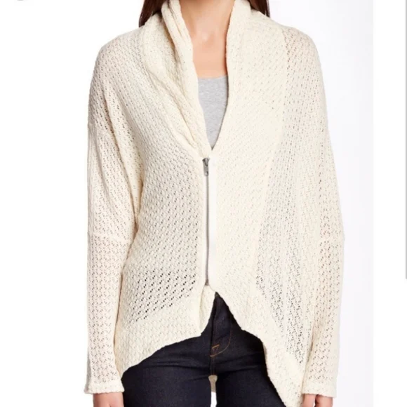 🆕Anthropologie🌷Dolan Zip Cardigan - Picture 2 of 16